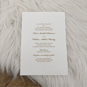 Harry Potter Weasley Wedding Invitation